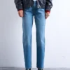 Jeans droit taille mi-haute Tsrunway