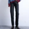 Jeans droit taille mi-haute Tsrunway