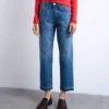 Jeans droit à taille mi-haute Tsrunway