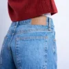 Jeans droit taille mi-haute Tsrunway