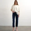 Jeans droit à taille mi-haute Tsrunway