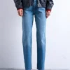 Jeans droit taille mi-haute Tsrunway