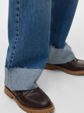 Jeans droit à taille mi-haute Vmallison
