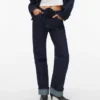 Jeans droit à taille mi-haute Vmallison