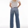 Jeans droit taille moyenne Topshop
