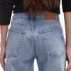 Jeans droit taille moyenne Topshop