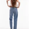 Jeans droit taille moyenne Topshop