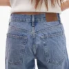 Jeans droit taille moyenne Topshop