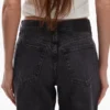 Jeans droit taille moyenne Topshop