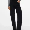 Jeans en velours côtelé taille haute et coupe large Vmtessa