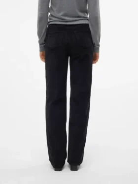 Jeans en velours côtelé taille haute et coupe large Vmtessa