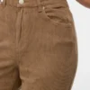 Jeans en velours côtelé taille haute et coupe large Vmtessa