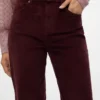Jeans en velours côtelé taille haute et coupe large Vmtessa