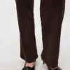 Jeans en velours côtelé taille haute et coupe large Vmtessa