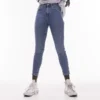 Jeans skinny taille haute Topshop