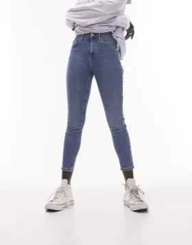 Jeans skinny taille haute Topshop