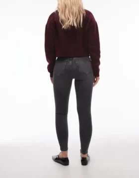 Jeans skinny taille haute Topshop