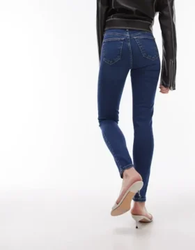 Jeans skinny taille haute Topshop