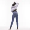 Jeans skinny taille haute Topshop