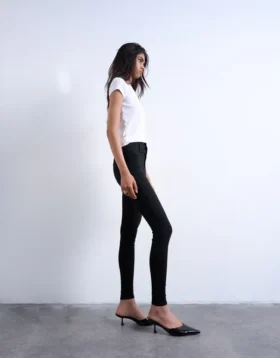 Jeans skinny taille haute Tsjoni