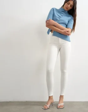 Jeans skinny taille haute Tsjoni