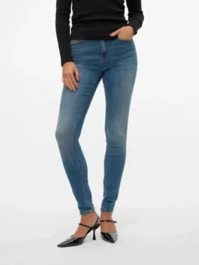 Jeans skinny taille mi-haute Vmflash