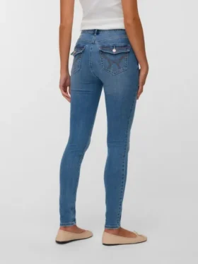 Jeans skinny taille mi-haute Vmflash