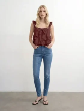 Jeans skinny taille mi-haute Vmpolly