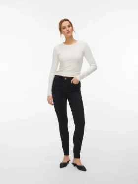 Jeans skinny taille mi-haute Vmpolly