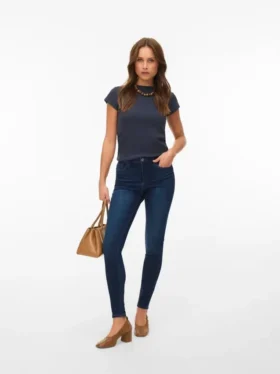 Jeans skinny taille mi-haute Vmpolly
