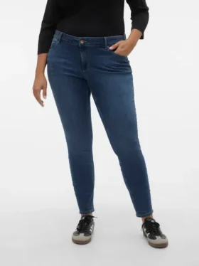 Jeans slim taille mi-haute Vmcsela