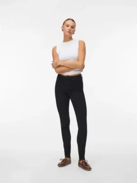 Jeans slim taille mi-haute Vmjune
