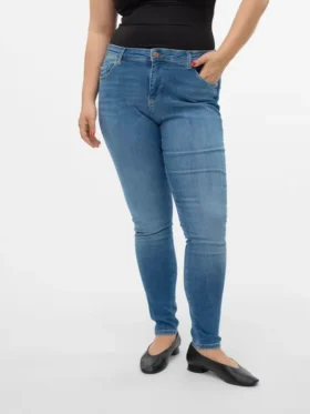 Jeans slim taille mi-haute Vmlux