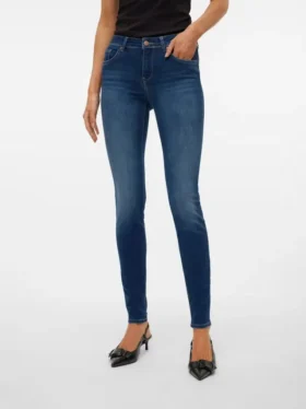 Jeans slim taille mi-haute Vmlux