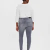 Jeans slim taille mi-haute Vmlux