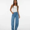 Jeans Snrancy taille haute coupe évasée