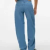 Jeans Snrancy taille haute coupe évasée