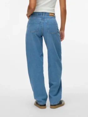Jeans Snrancy taille haute coupe évasée