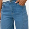 Jeans Snrancy taille haute coupe évasée