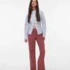 Jeans Snrancy à taille mi-haute et coupe large