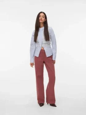 Jeans Snrancy à taille mi-haute et coupe large