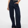 Jeans Snrancy à taille mi-haute et coupe large