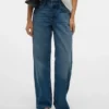 Jeans Snrancy à taille mi-haute et coupe large