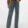 Jeans Snrancy à taille mi-haute et coupe large