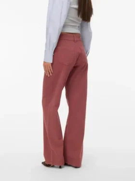 Jeans Snrancy à taille mi-haute et coupe large