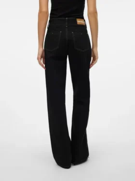 Jeans Snrancy à taille mi-haute et coupe large
