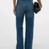 Jeans Snrancy à taille mi-haute et coupe large