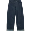 Jeans Snrancy à taille mi-haute et coupe large
