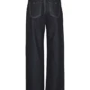 Jeans Snrancy à taille mi-haute et coupe large