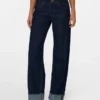 Jeans Snrancy à taille mi-haute et coupe large